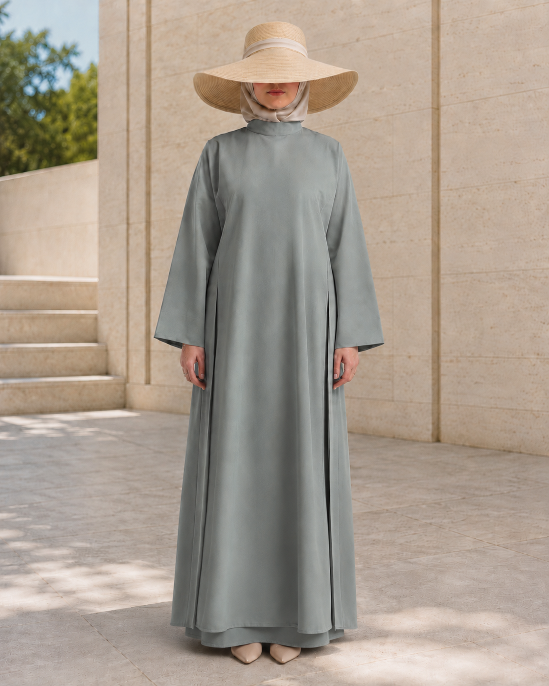 Ensemble TAHARA modulable pour femme, silhouette longue et ample